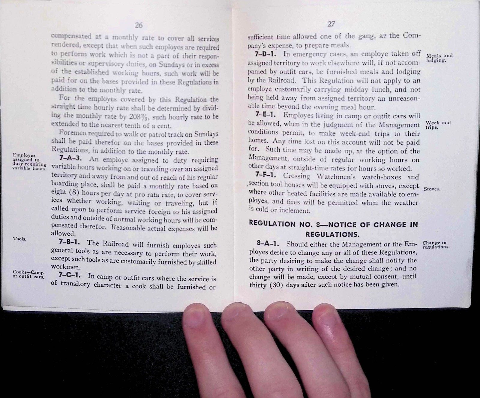 1935 PA Long Island RR MofW Rule Book Depression Labor Union Railroadiana