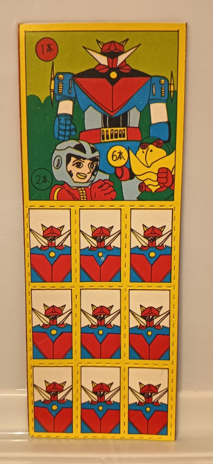 Vintage 1970s Japanese Kuji Menko Kamen Rider Ultraman Robot Kaiju Set #4