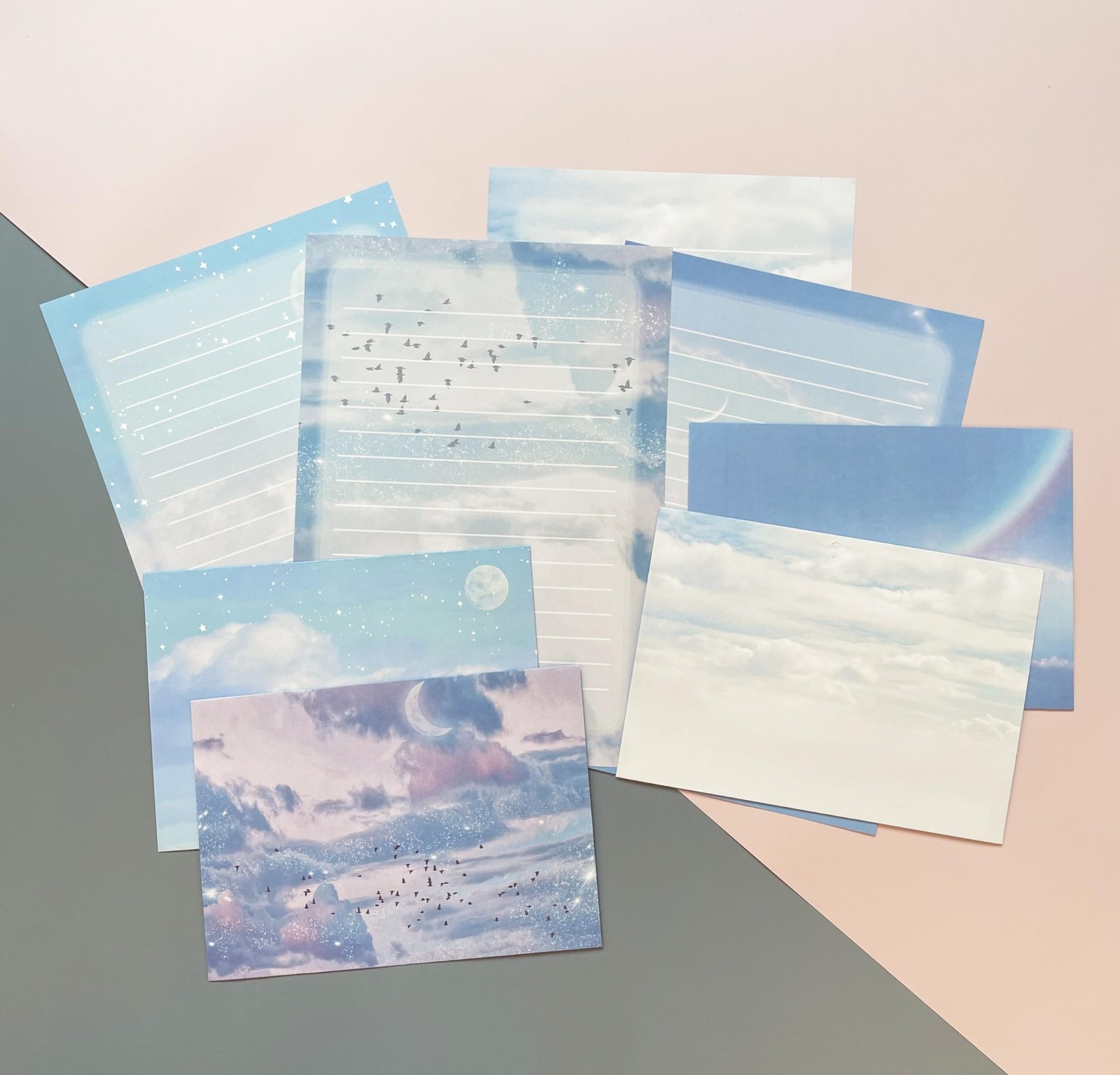 Stationery Paper and Envelope Set, 40 Lined Stationery Paper for Writing Lett…