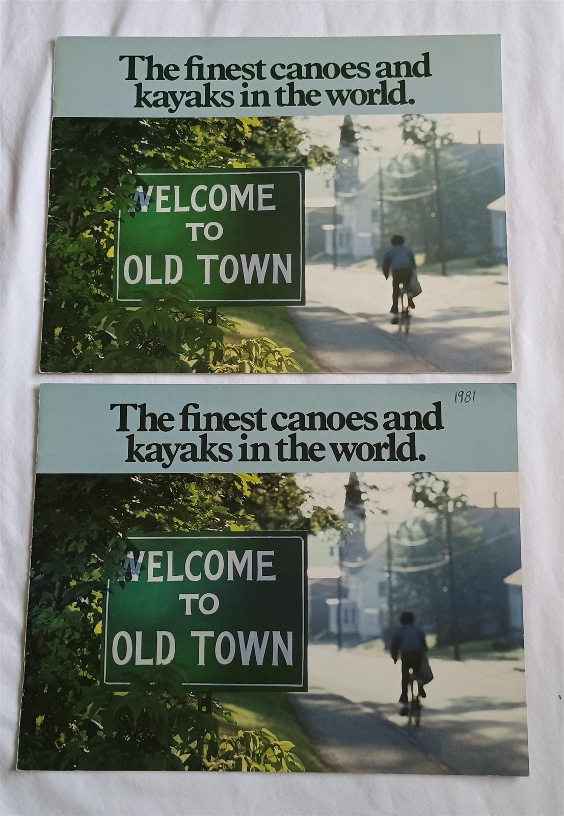 Vintage Old Town Canoe Company Lot Catalog Brochure 1977 1981 1982 1986