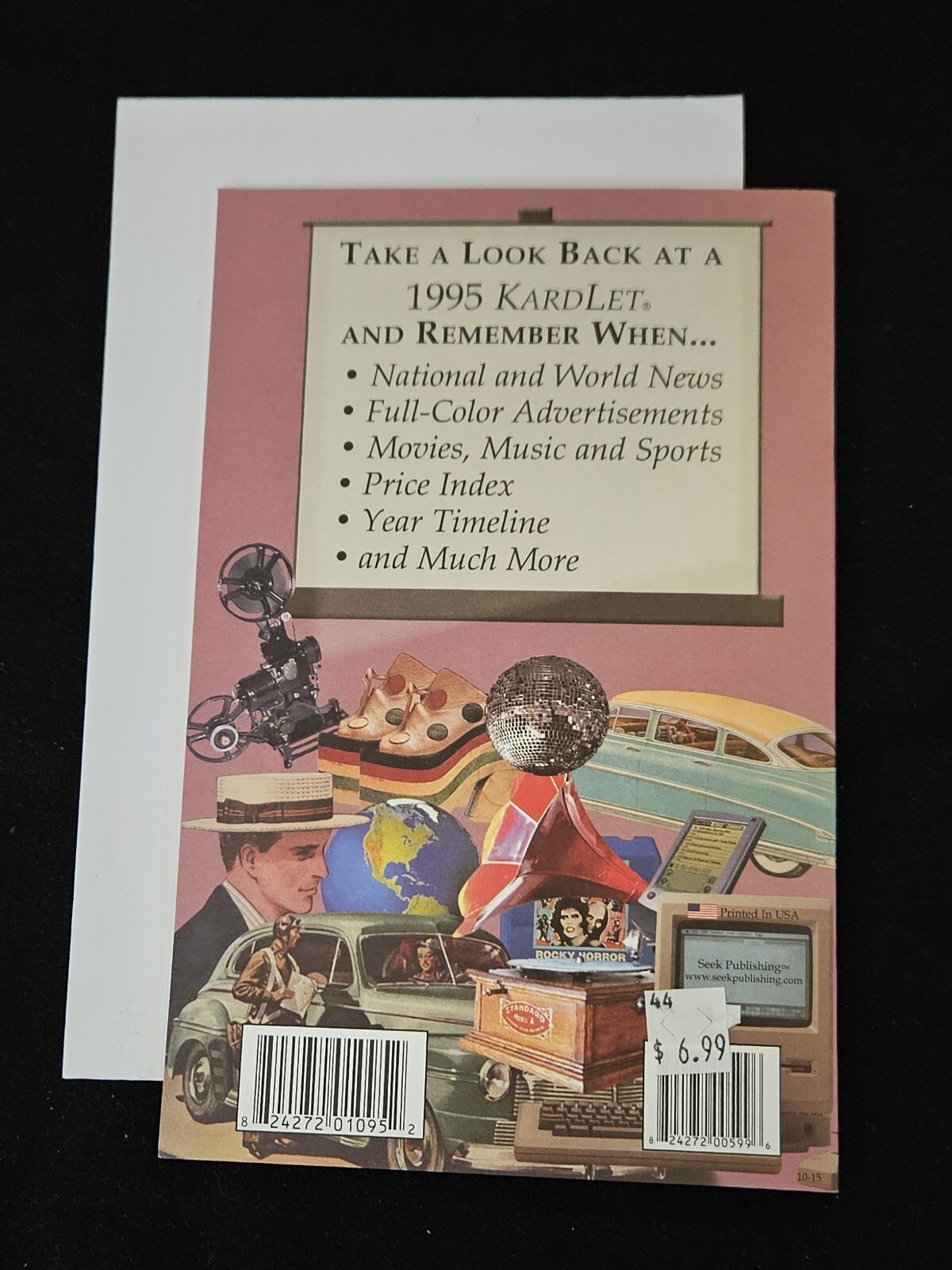 NEW 1995 Remember When A Nostalgic Look Back In Time Booklet Envelope B-day Card