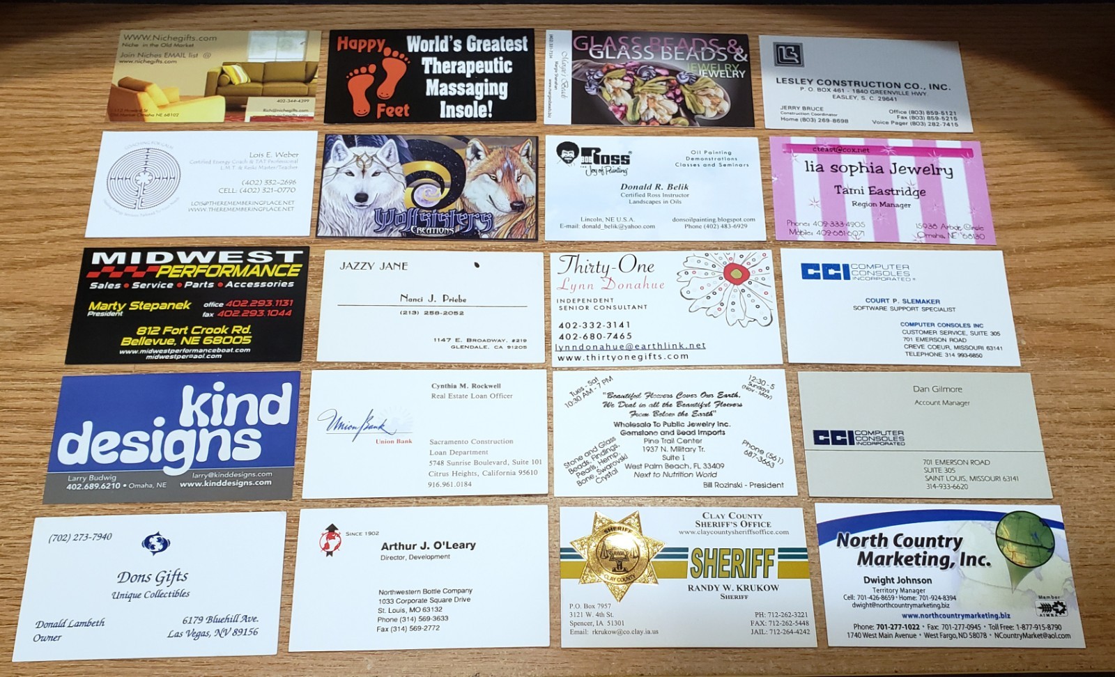 🔥 LOT of 100 MISC. Related BUSINESS CARDS for BUSINESS CARD COLLECTION L4
