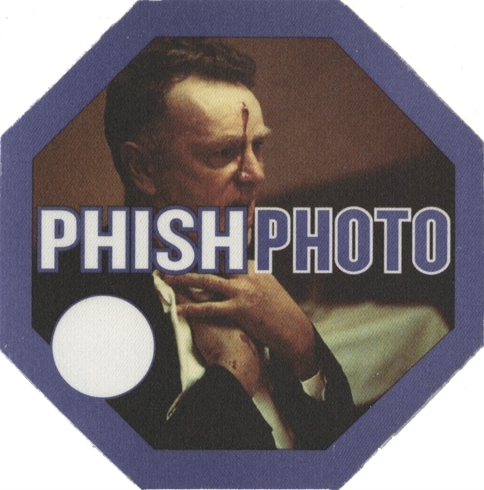 Phish 1999 The Siket Disc concert tour Godfather McCluskey Photo Backstage Pass