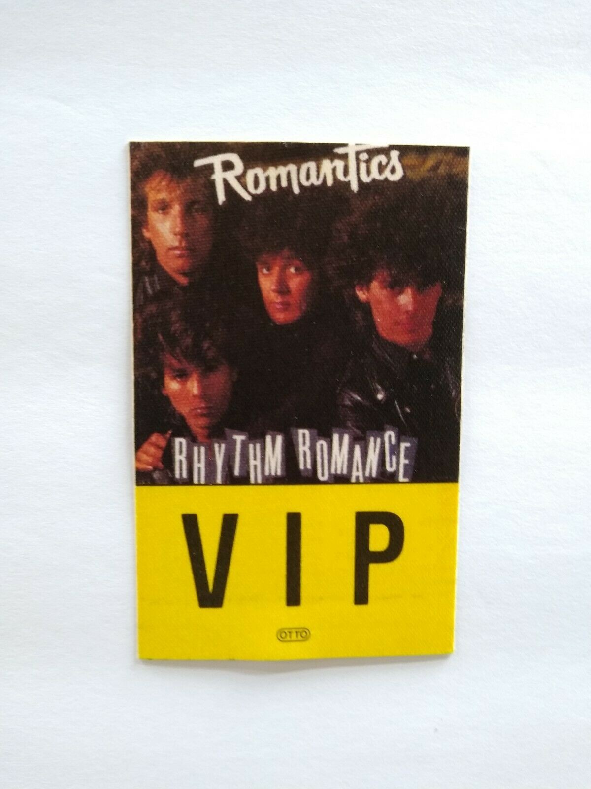 Romantics Rhythm Romance 1985 Backstage Pass VIP New Wave Pop Rock Music Concert