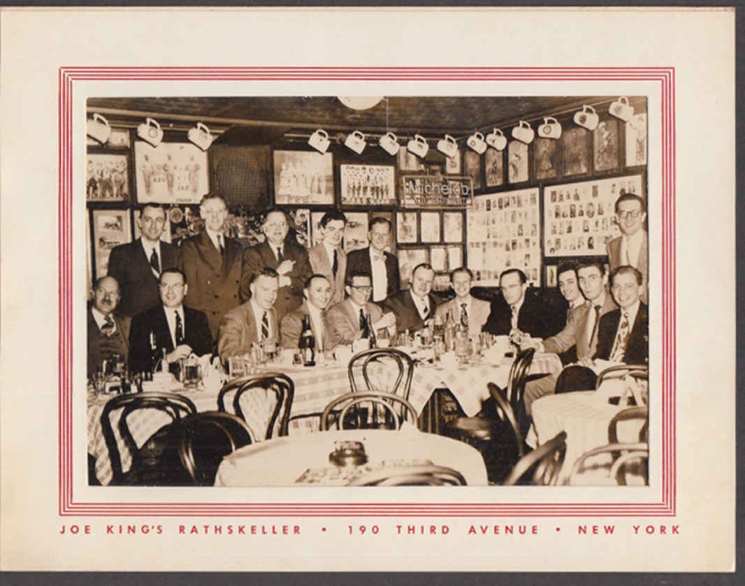 German-American Rathskeller New York City souvenir photo ca 1950s