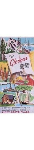 Glorious 50 State Flags Brochure State Mutual America 1960s Worcester MA