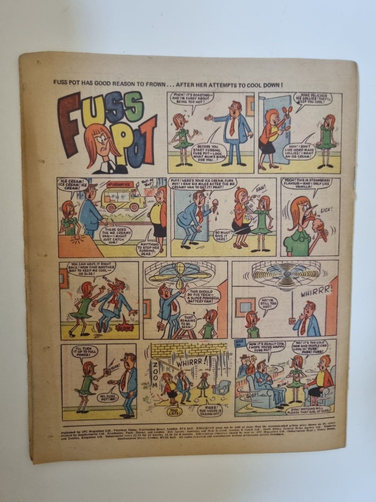 Knockout Comic IPC Magazines British Weekly Comic 26th May 1973
