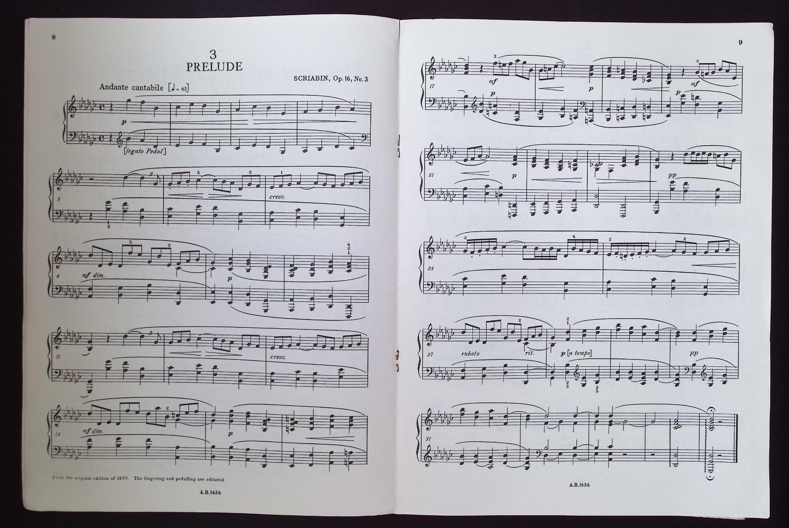 Royal Schools of Music Pianoforte Examinations 1979 Grade 6 List B