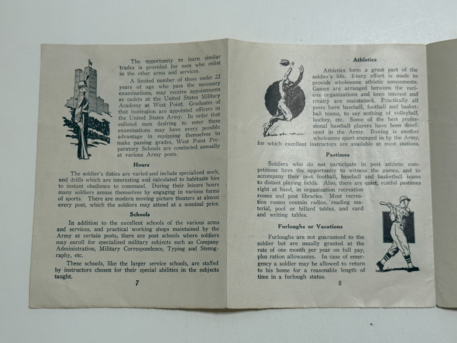 Facts Regarding Enlistment in United States Army Pamphlet 1940 Los Angeles