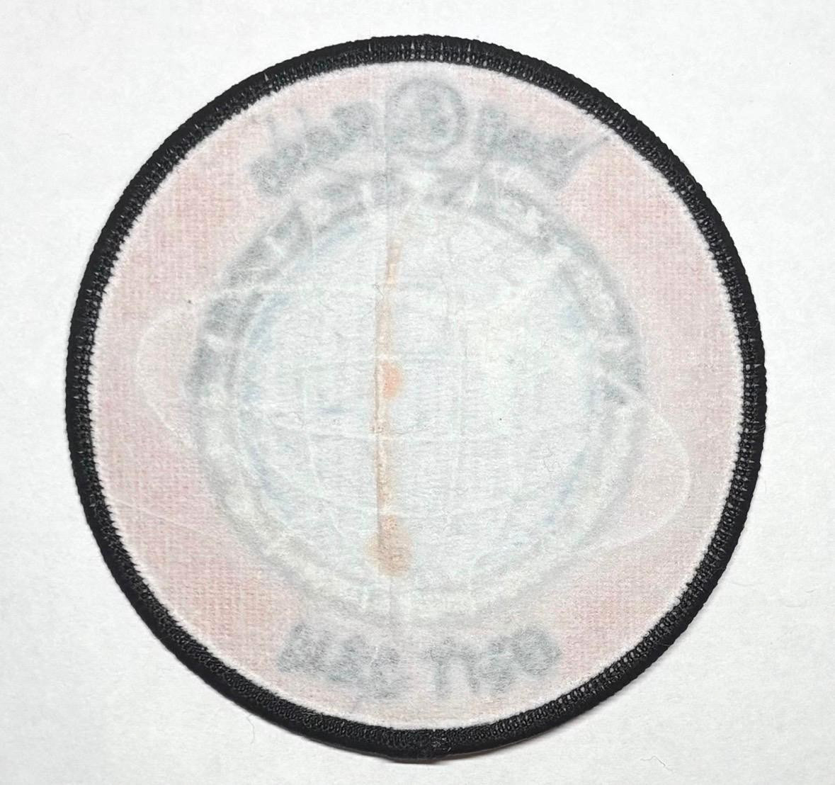 Bell & Ross GMT 24H Climb Black/Blue/Orange Patch OEM Authentic Aviation Style