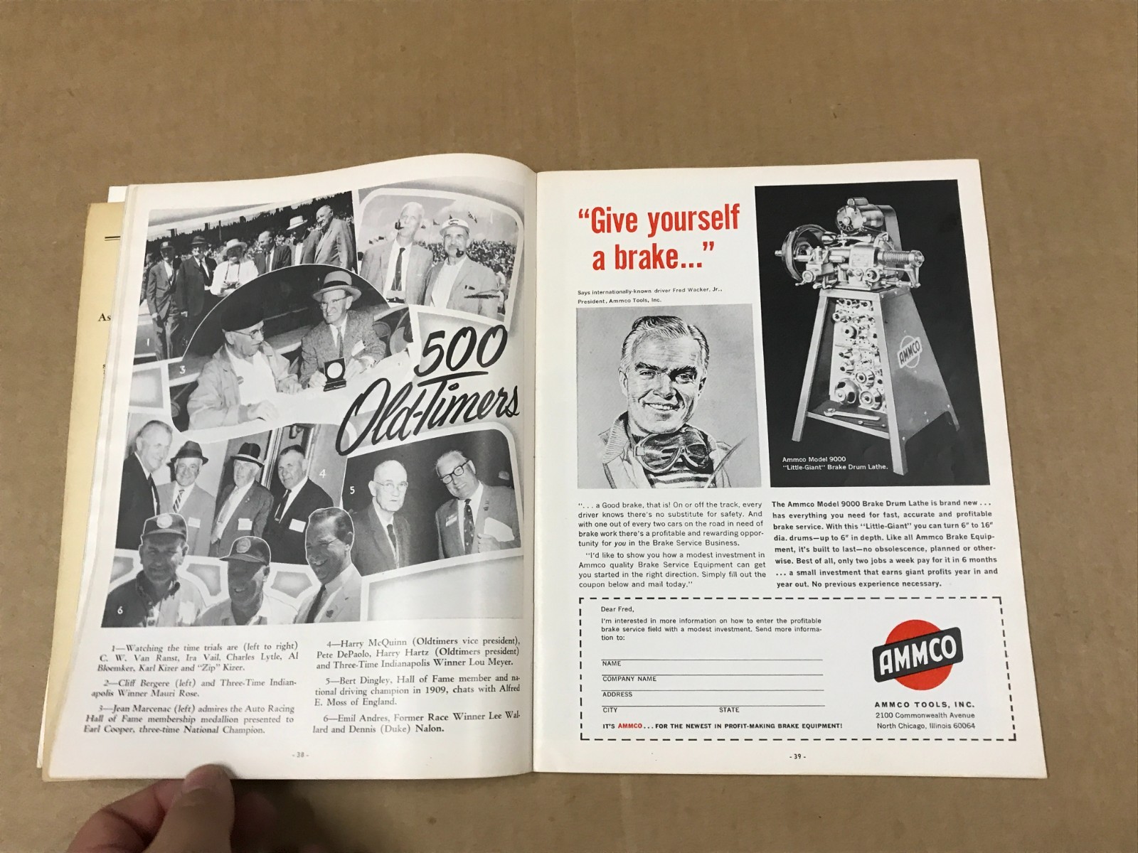 Vintage 48th Annual Indianapolis 500 Official Racing Program – May 30, 1964