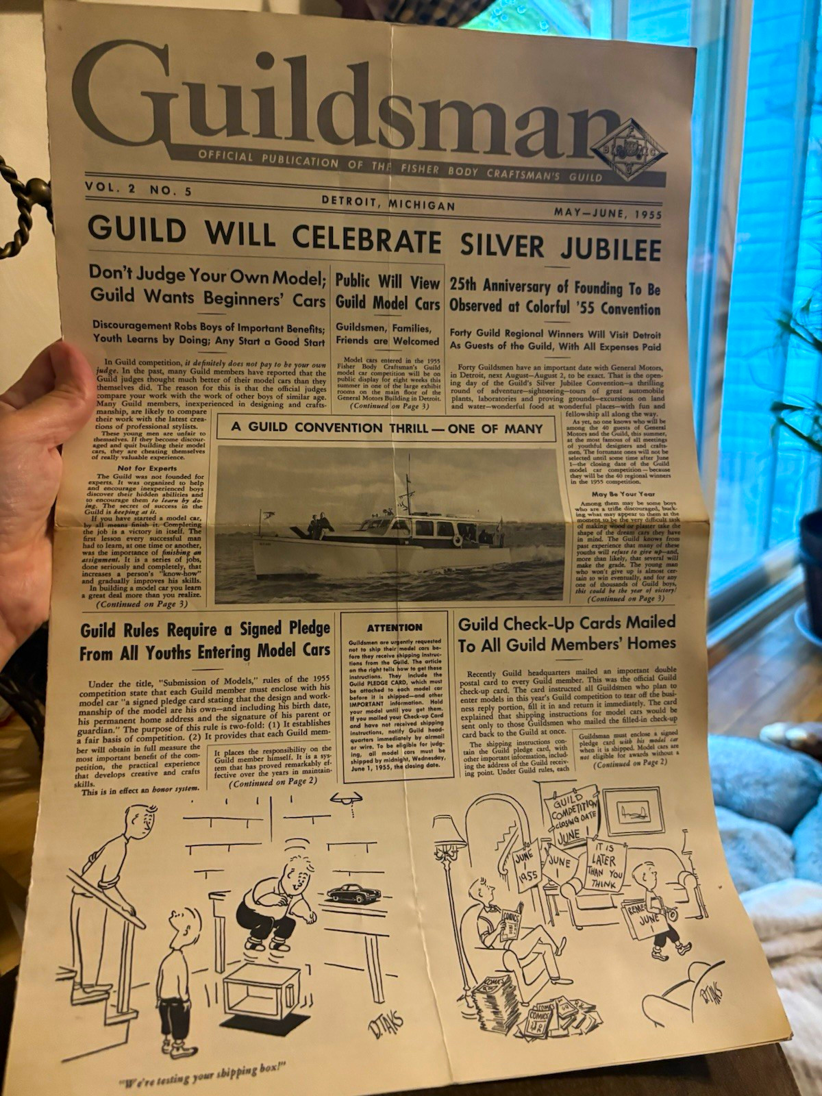 Guildsman Fisher Body Craftsman’s Guild May-Jun 1955 Vol 2 No 5 Newspaper