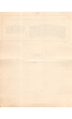 WTBS Brake Shoe Co Letter 1918 Morristown & Erie Railroad, Railroadiana