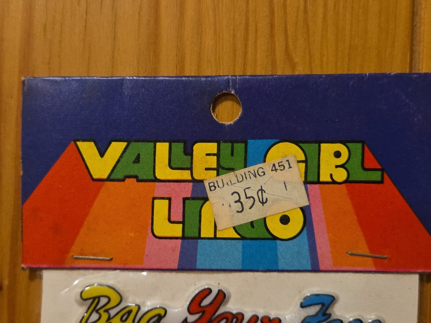 Vintage 80s VALLEY GIRL LINGO Sealed Deadstock NOS Pack Of 11 Slang 80s Stickers