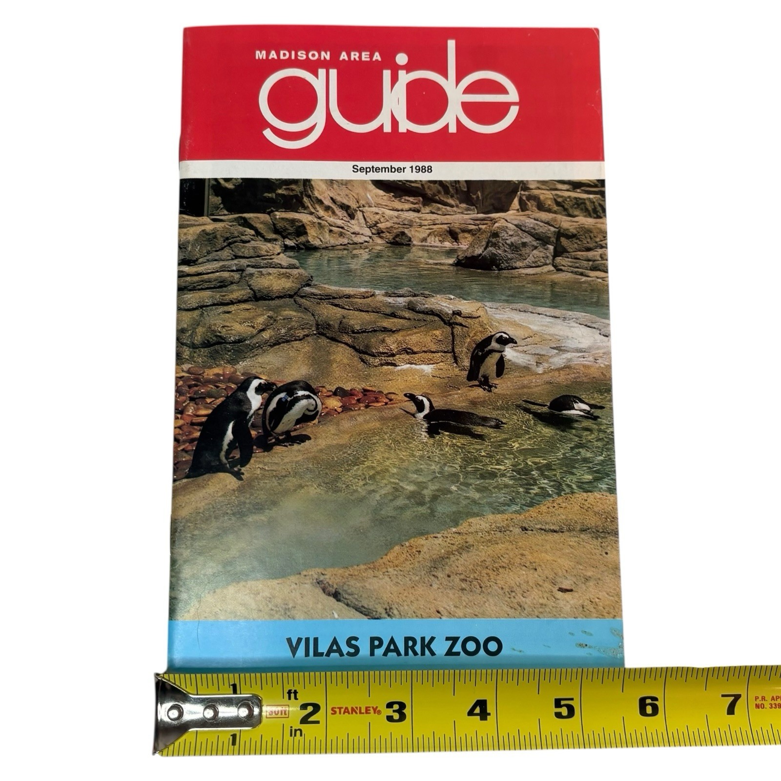 Vintage 80s Madison Guide September 1988 Vilas Park Zoo Tourism Travel Pamphlet