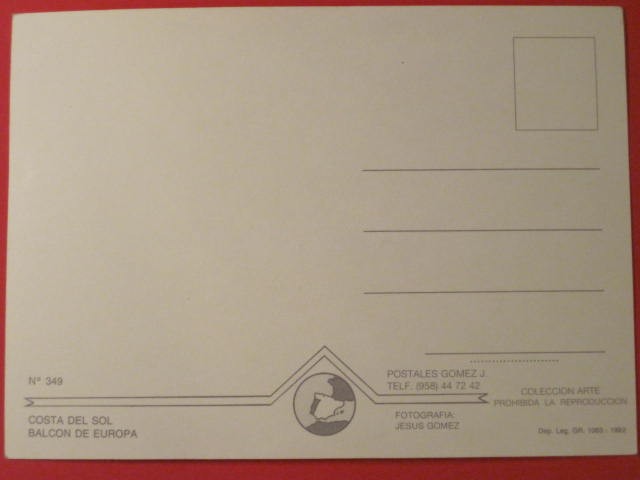 Nerja / Costa Del Sol Postcard – Printed in Spain