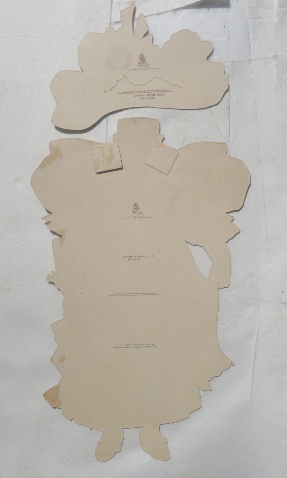 1890s Tuck & Sons Dear Dorothy 13″ Large Paper Doll Complete Artistic 500 9 Pcs.