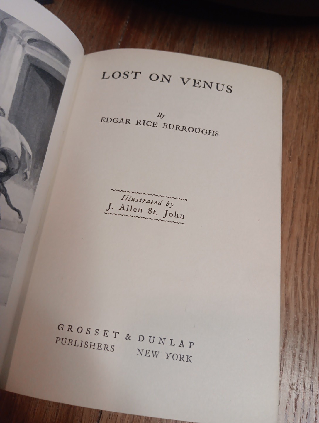 Antique 1930s LOST ON VENUS Edgar Rice Burroughs 1ST ED antiq. ORIGINAL Book