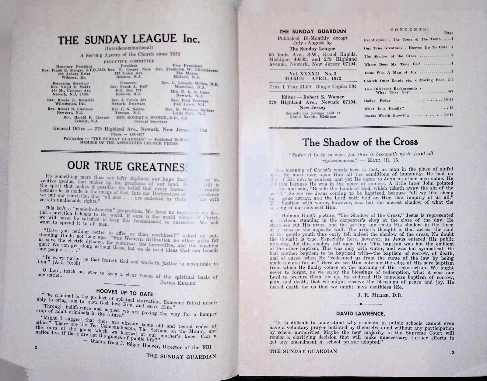 The Sunday Guardian Religious Periodical c1910 Progressive Era Sermons