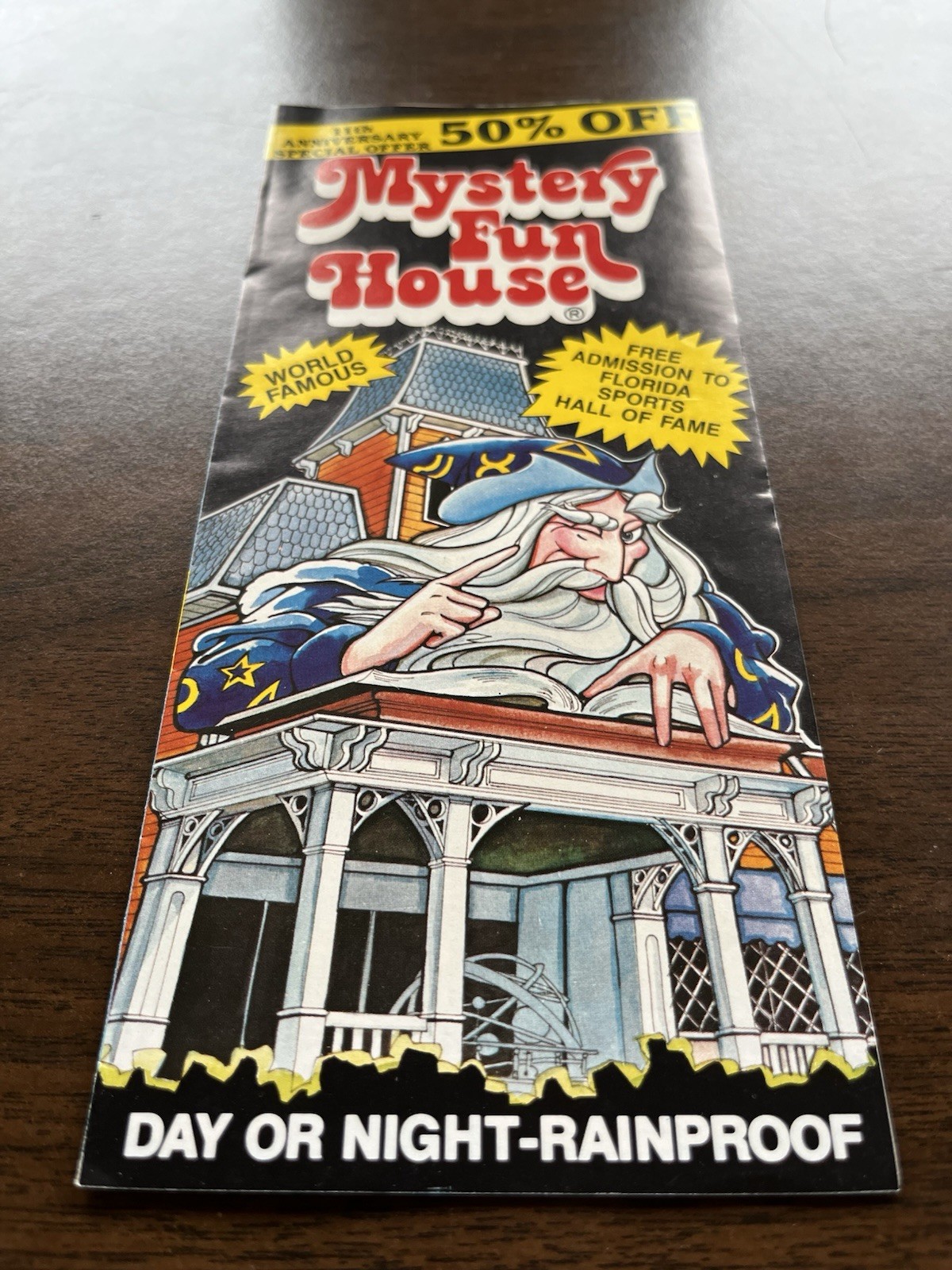 Mystery Fun House Orlando Florida Travel Brochure 1980s