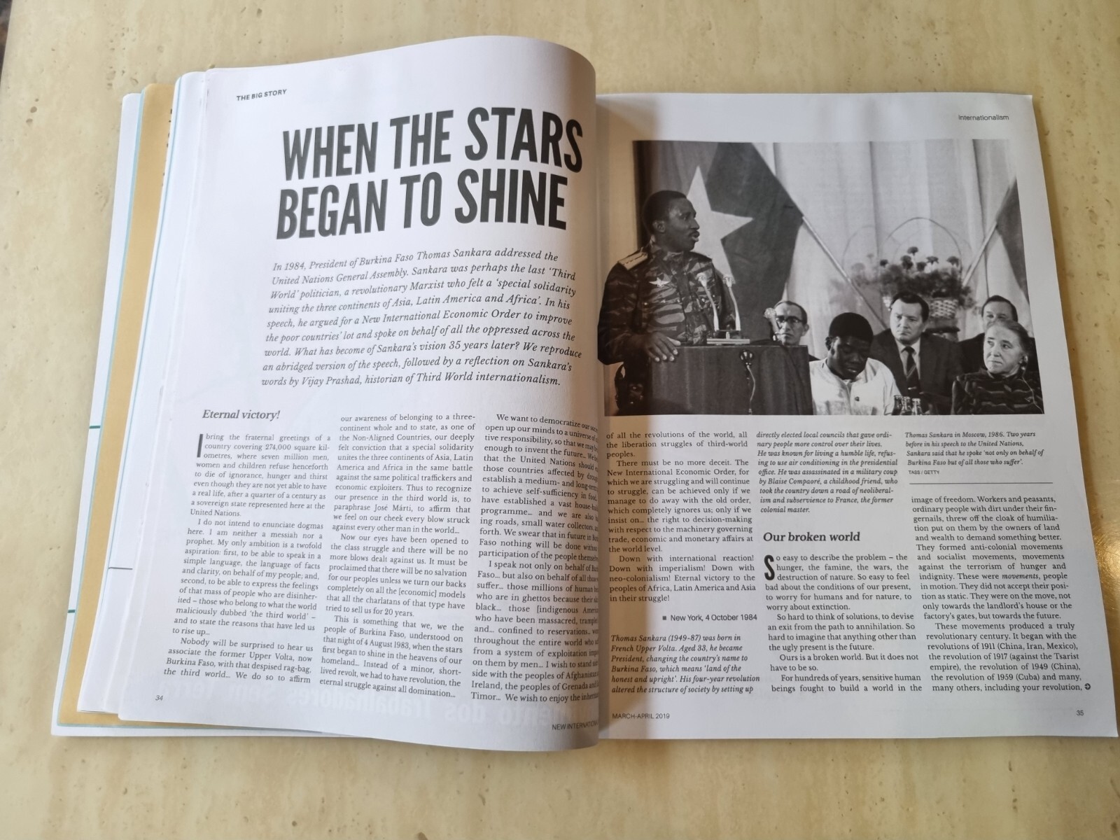 New Internationalist Magazine Building A New Internationalism March/April 2019