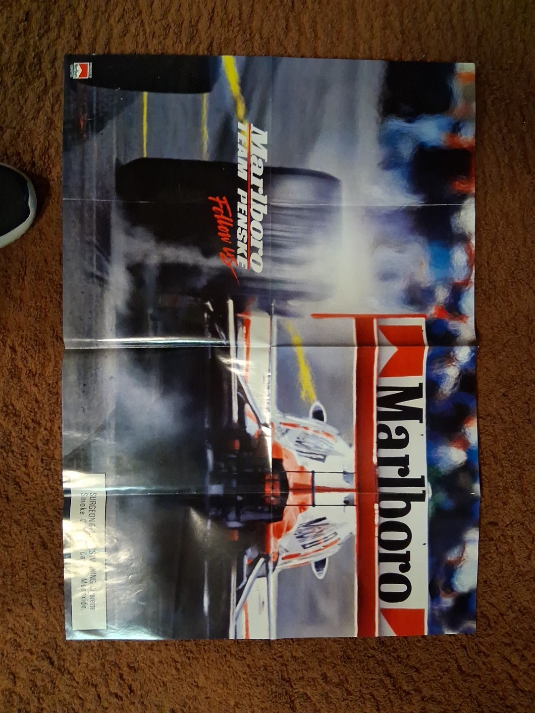 Marlboro 1995 Racing Guide Poster 1994 Team Penske Indy 500 large 20″x28″