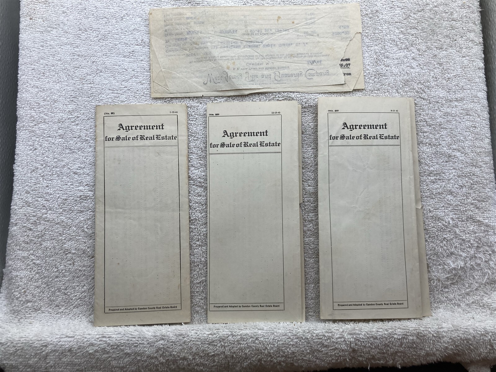 1944 Chester Township Burlington County NJ Woodlawn Lane Real Estate Documents