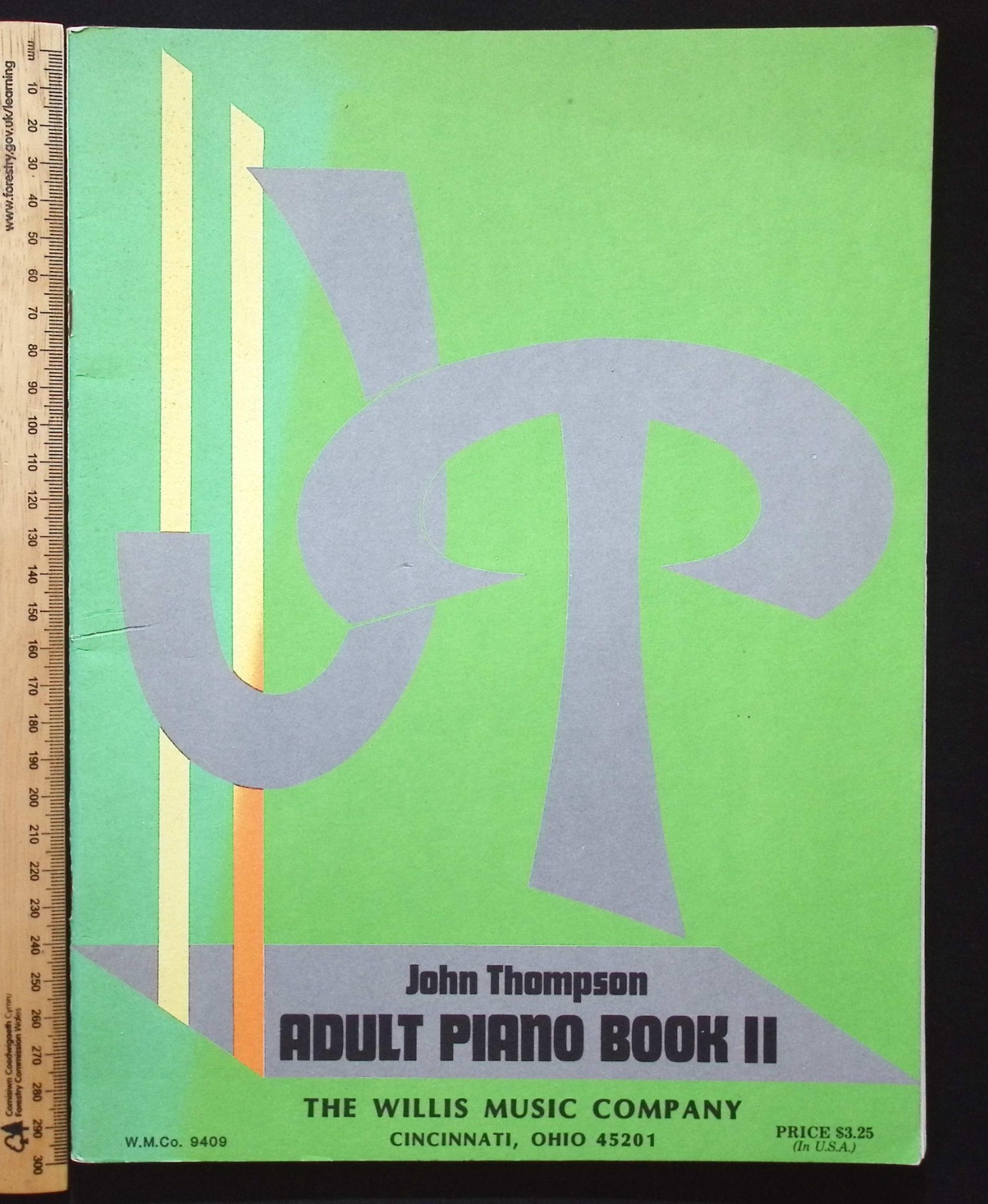 Adult Piano Book II by John Thompson, 1973 The Willis Music Co., W.M.Co. 9409
