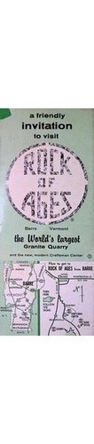 Rock of Ages Brochure Barre VT 1960s Granite Quarry Craftsman Center Stone