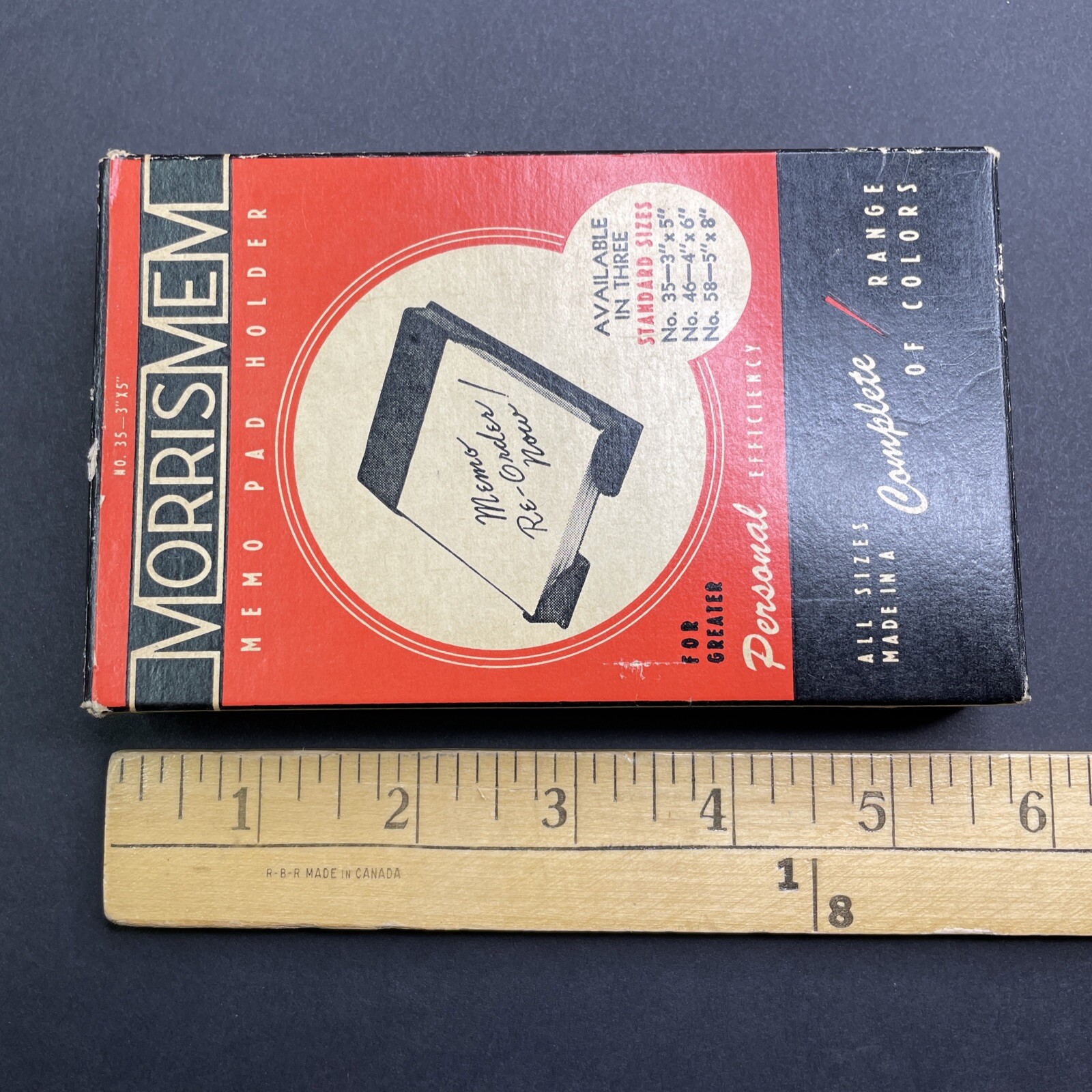 Vintage 1960s MorrisMem Telephone Blank Paper Pad With Memo Pad Holder USA Made