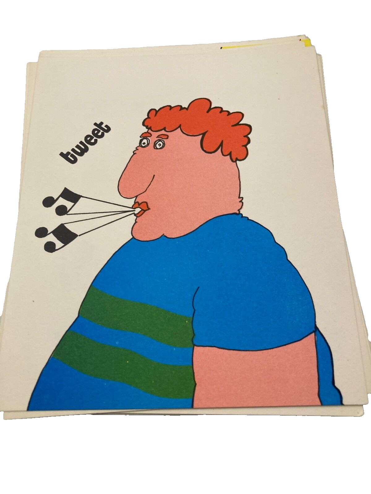 Vintage Childrens Art Cards Craft Cartoons Comic Decor Set of 80