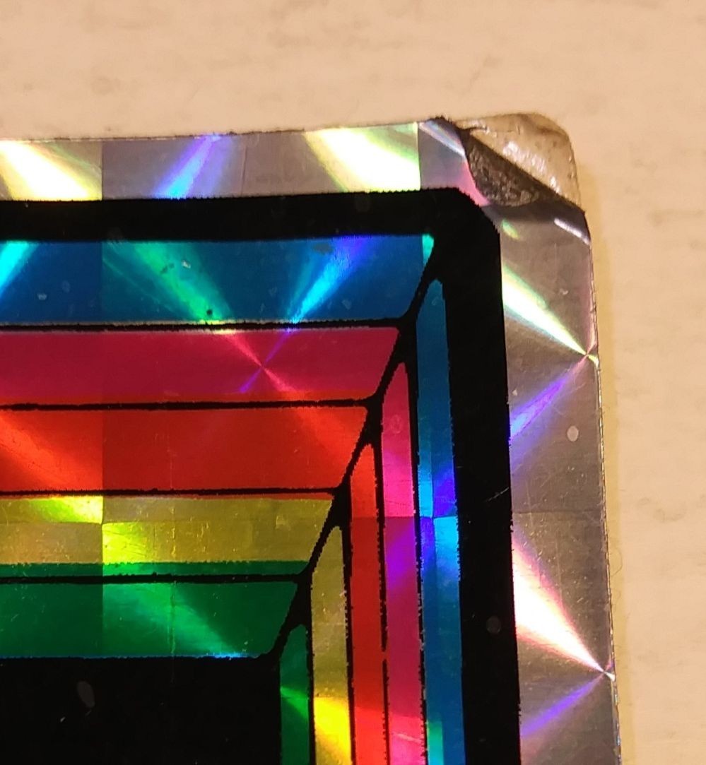 Grateful Dead STICKER Vintage 80’s Prismatic Holographic Rainbow Ultra Rare LSD