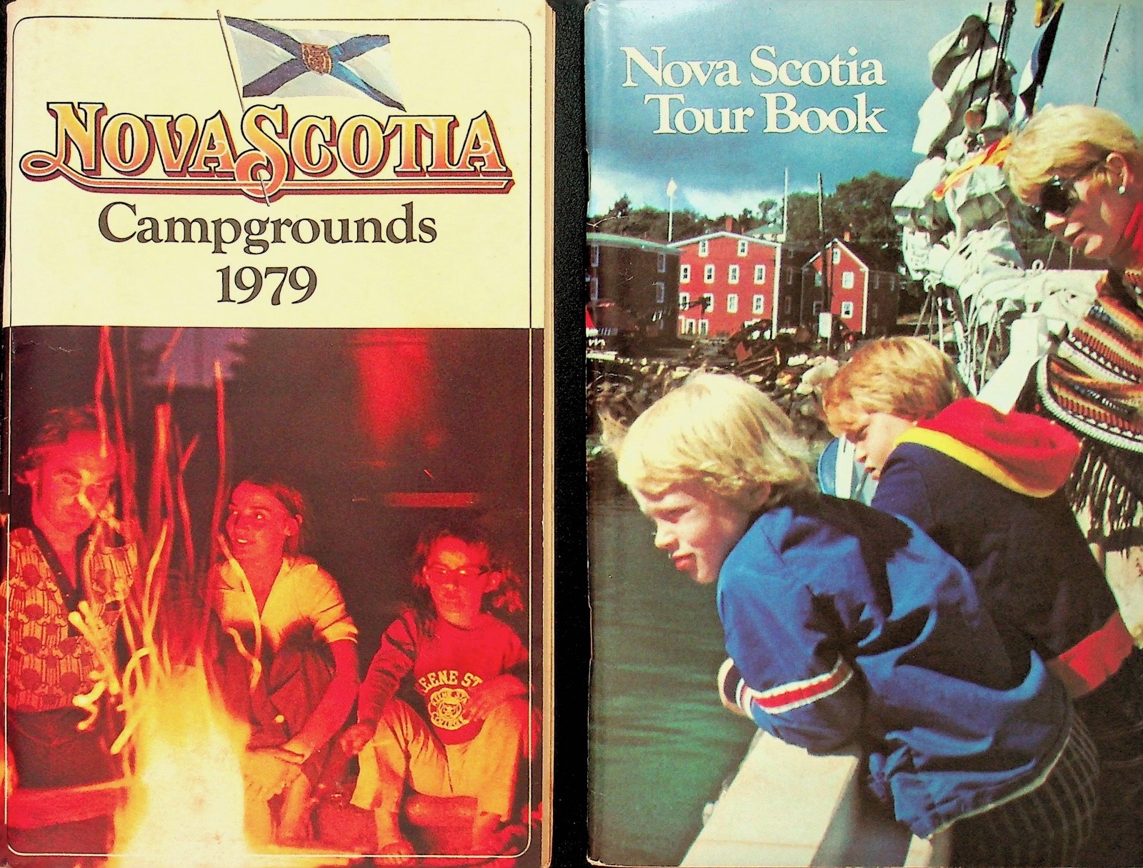 Two Nova Scotia Vintage Tour Books Highways Travel Softcover – E7G