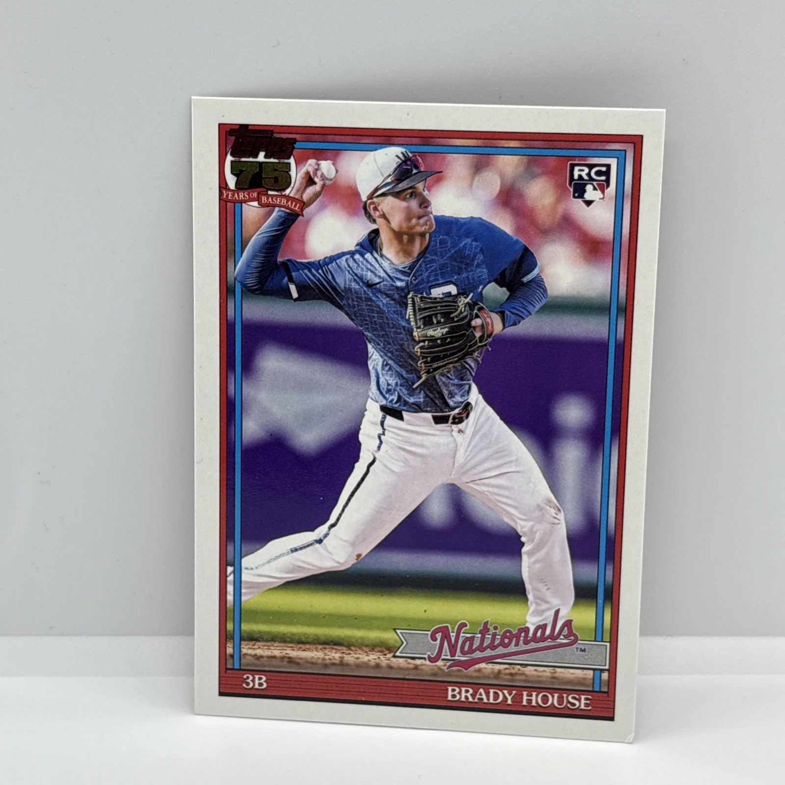 2026 Topps MLB 75 Years Brady House Rookie Card T91-41 Nationals