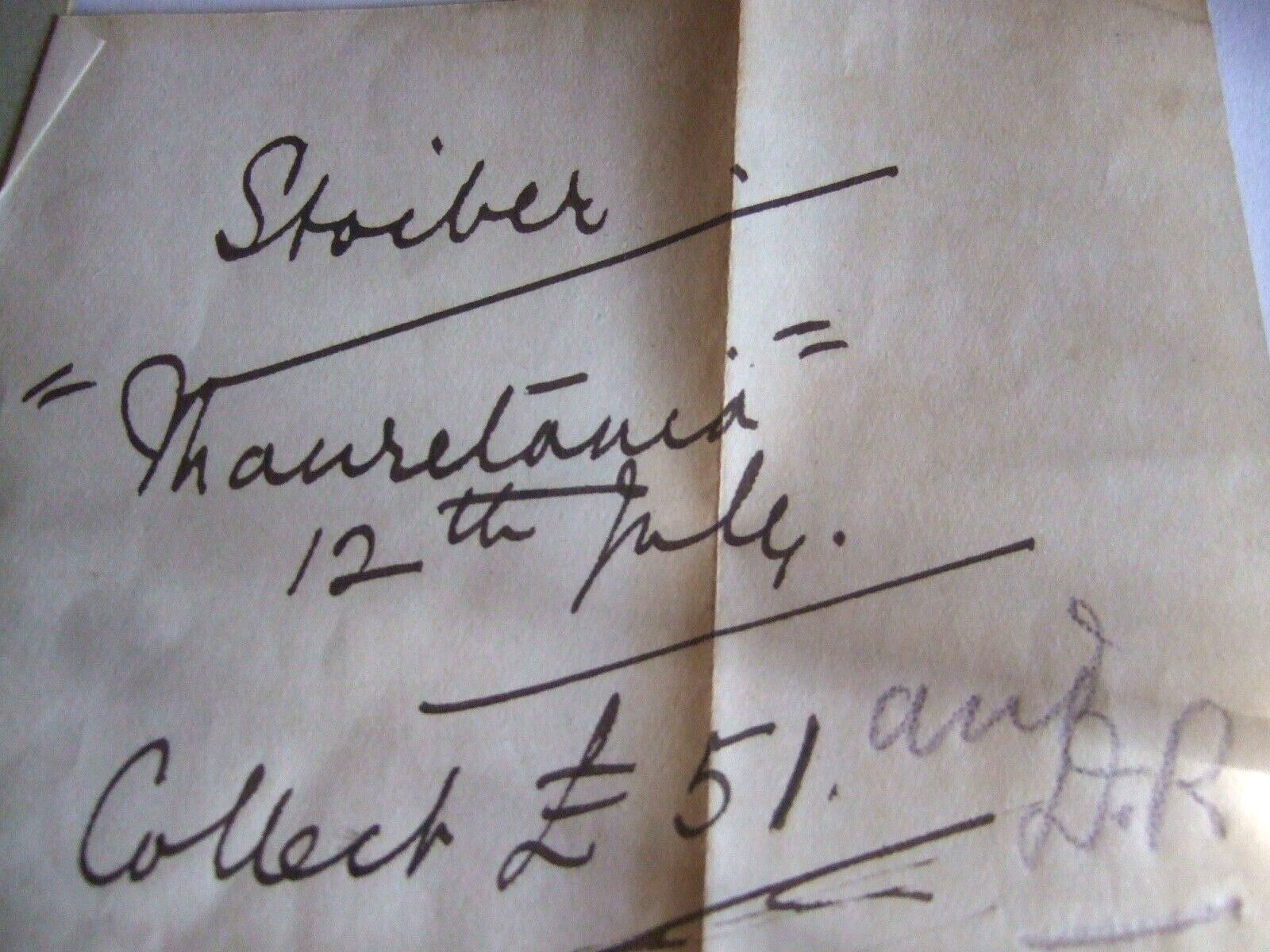 Cook’s Tour Travel Tickets 1913 1923