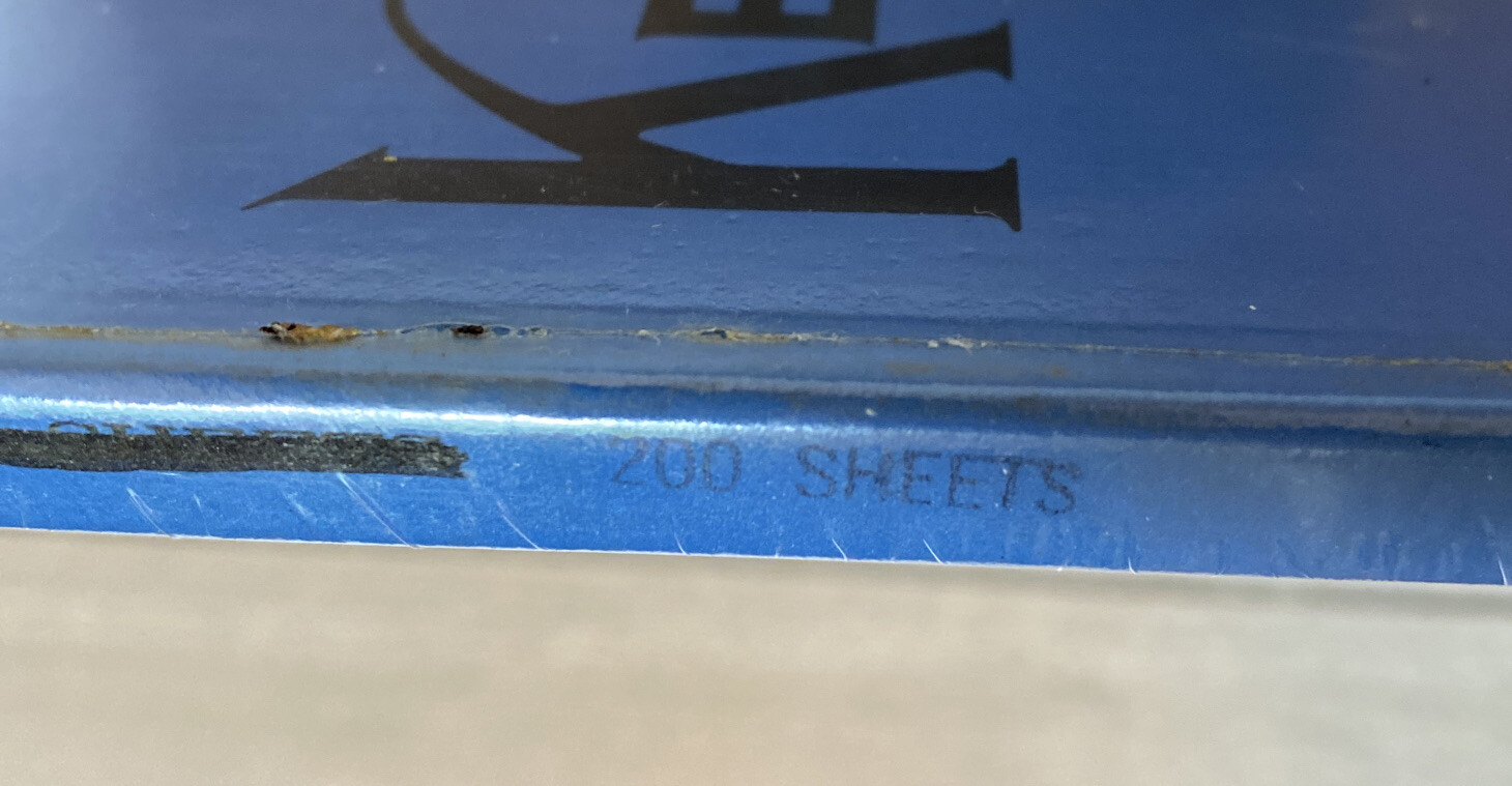 KeeLox Bullet Carbon Paper Black Std Wgt Medium 8.5 x 11.5 200 Sheets NEW Sealed