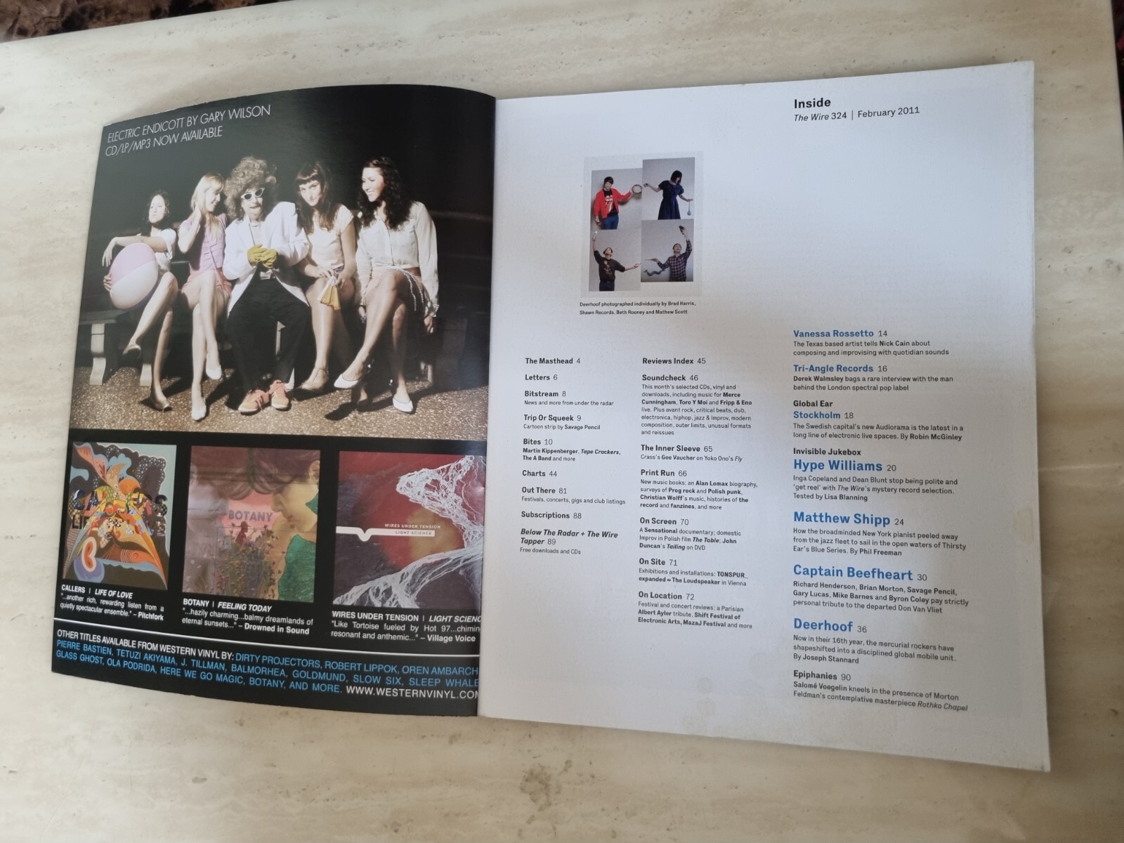 The Wire Magazine Issue 324 February 2011 Deerhoof / Captain Beefheat