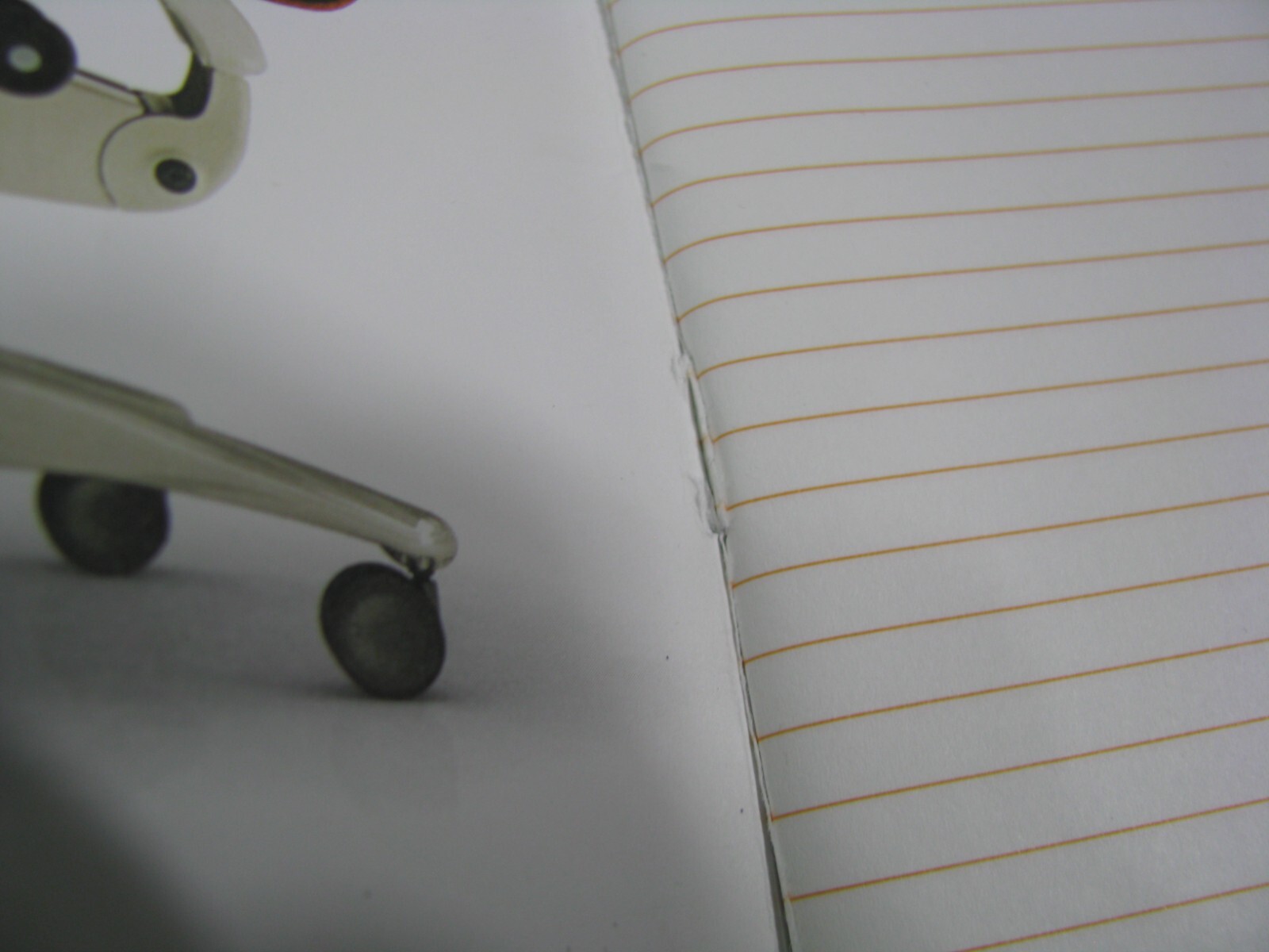 2008 Herman Miller Embody Chair Promo Sales Ad Advertising Lined Paper Notebook