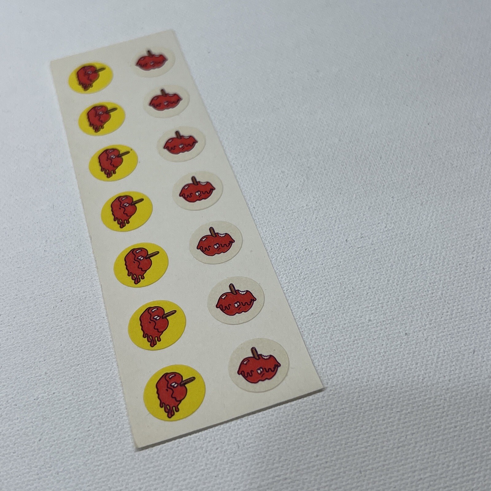RARE Vintage Matte Scratch & Sniff Stickers 70’s Candy Apple Small Stickers
