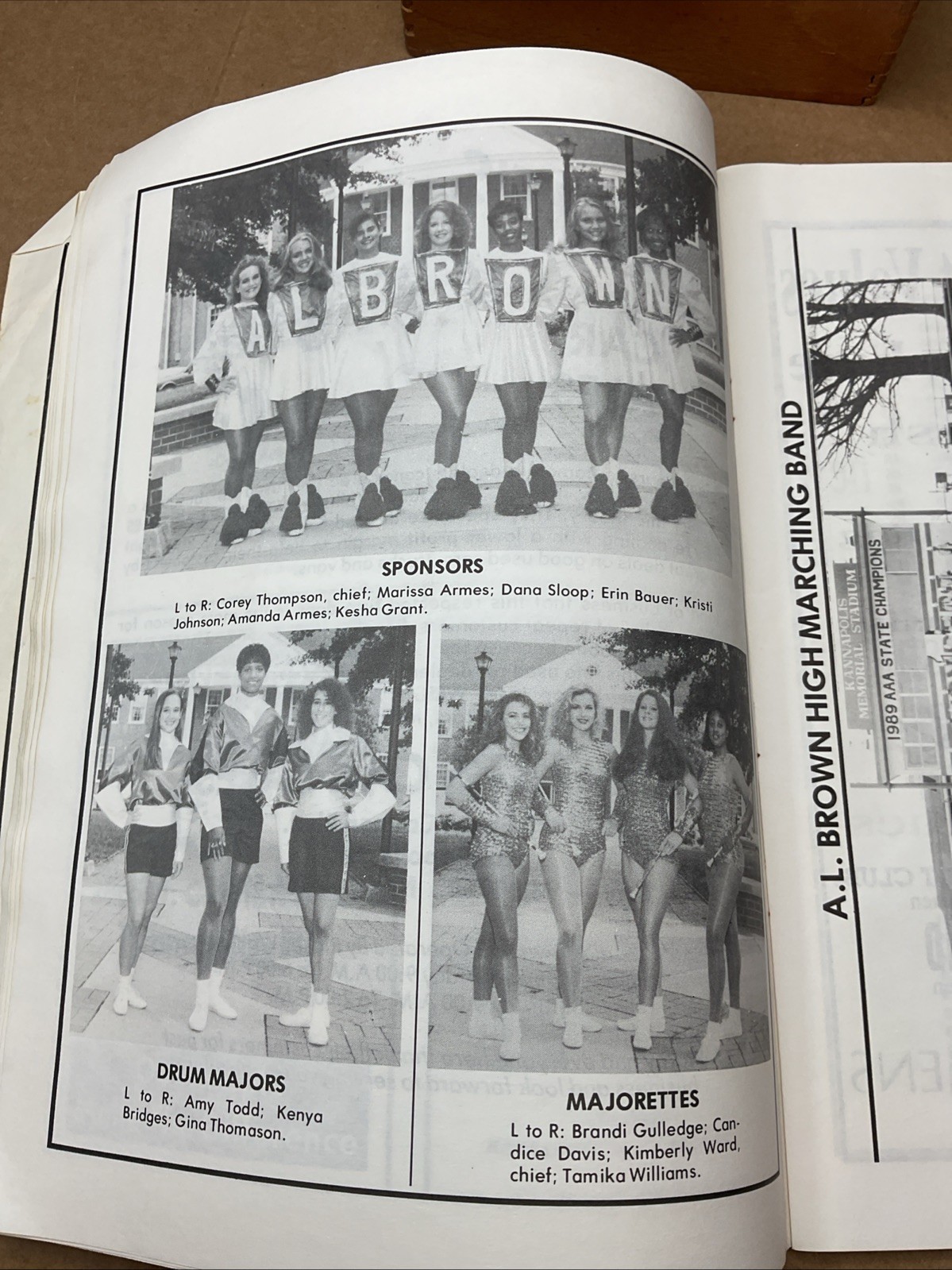 3 Sep 1993 Football Program A.L Brown Vs Statesville High School Nc B69