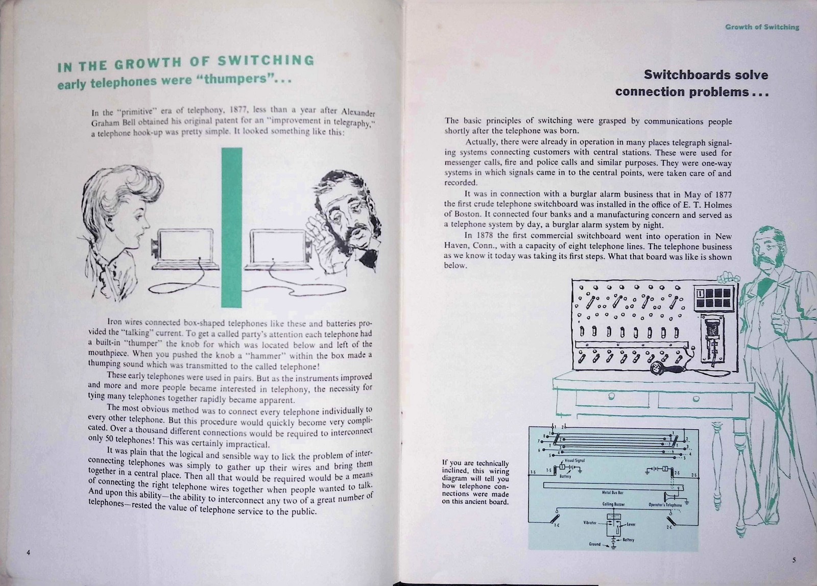 Bell System Telephone Magic behind your Dial Pamphlet Switching 1919
