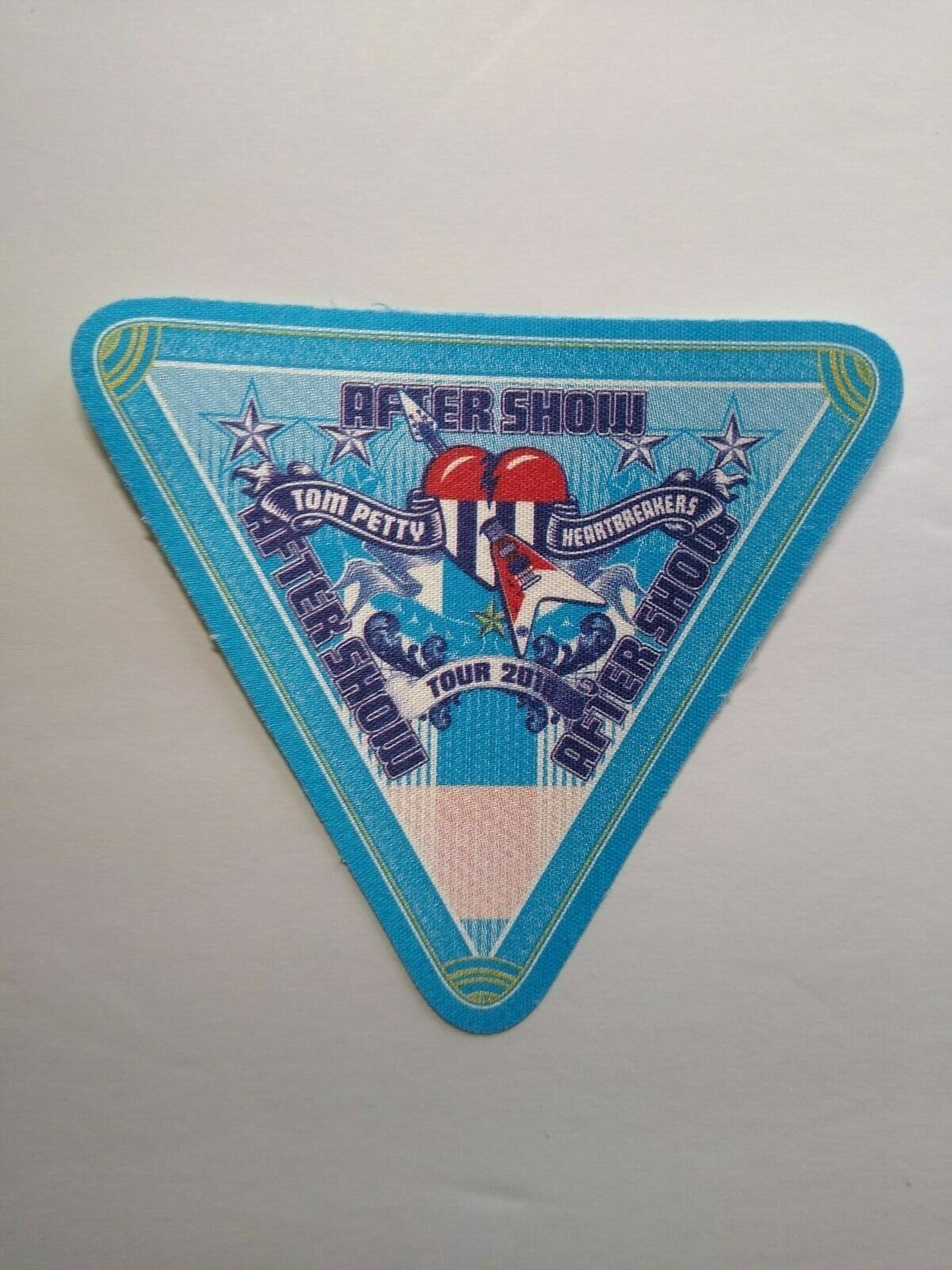 Tom Petty And The Heartbreakers Backstage Pass Original Rock Music 2010 Blue