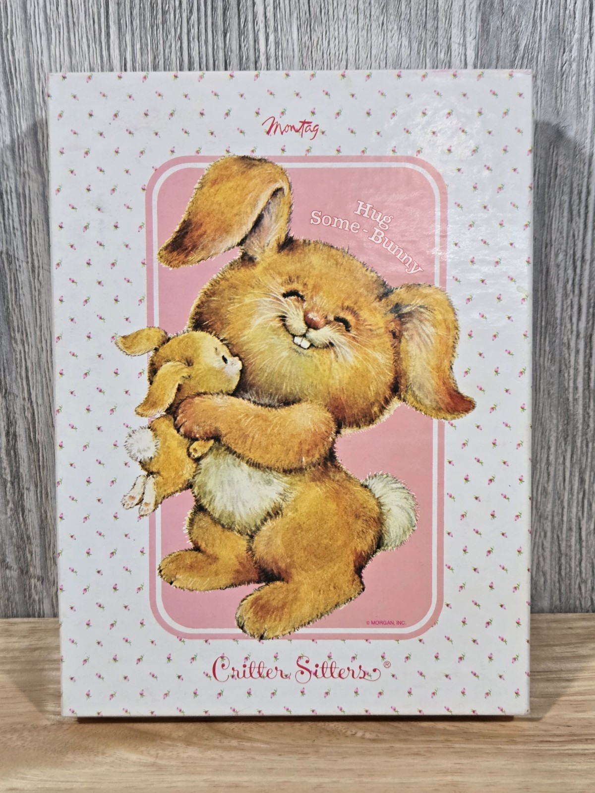 Critter Sitters Hug Some-Bunny Stationary Set Vintage 1982 Mead Montag 21 Sheets
