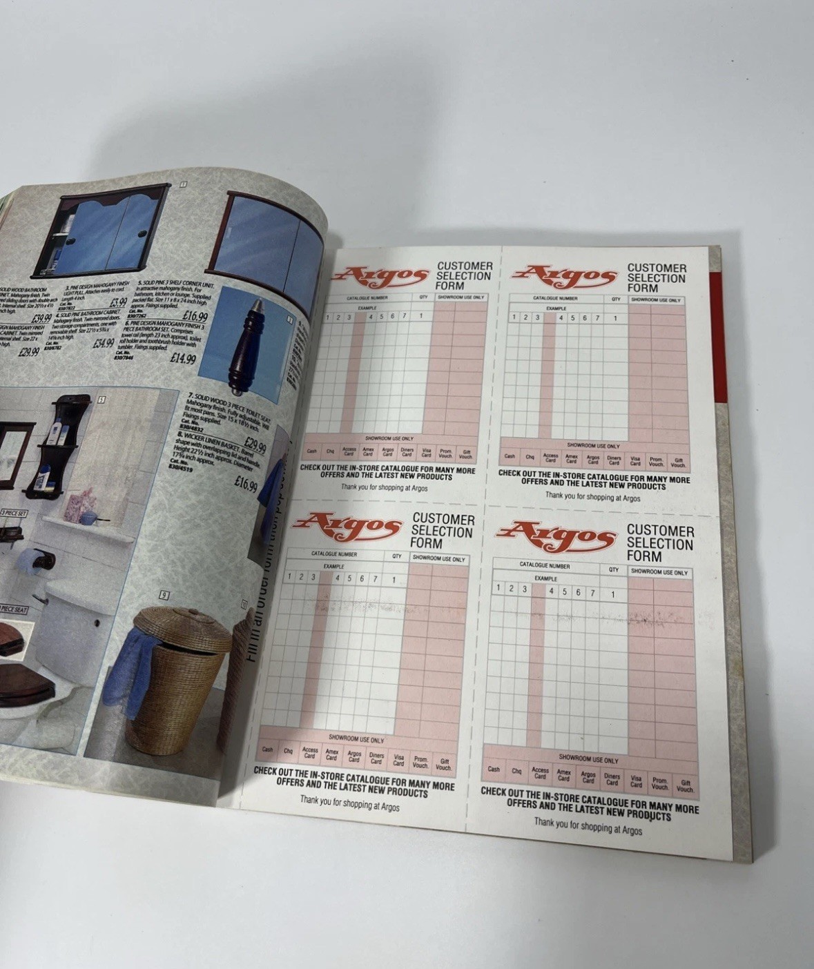 Vintage ARGOS Catalogue Spring Summer 1991 No35 social history retail retro book