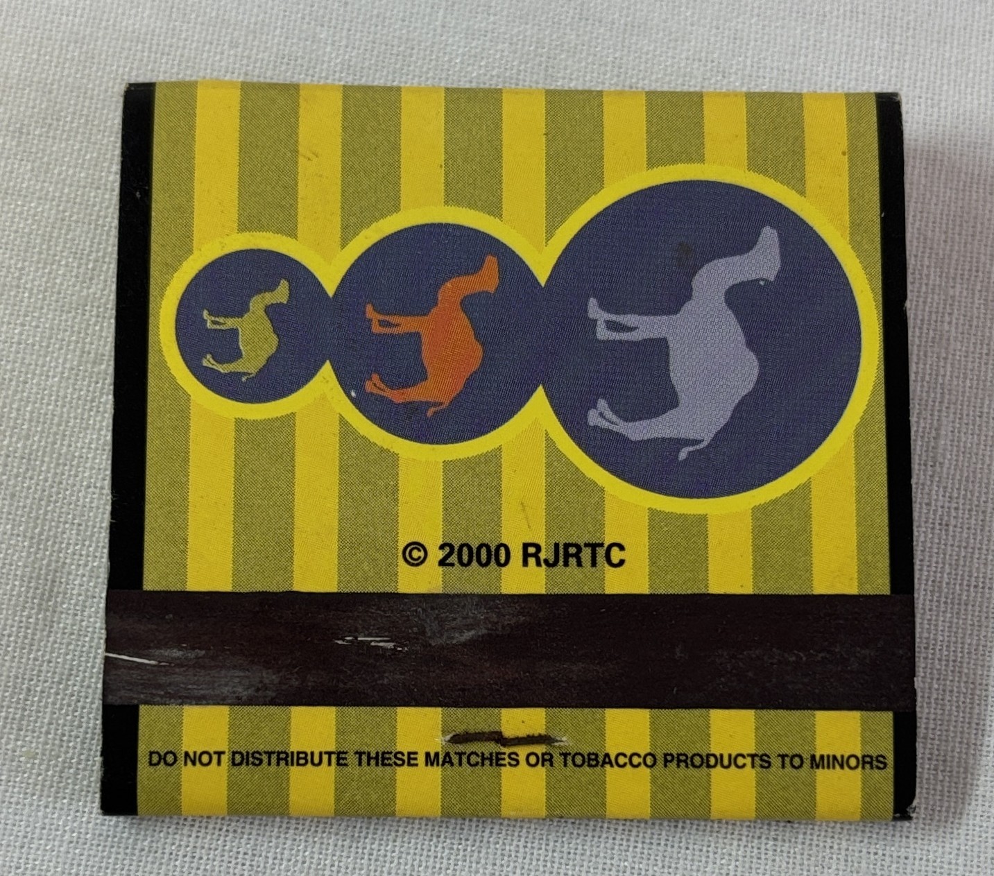 2000 matchbook ~ CAMEL CIGARETTES Pleasure To Burn Since 1913