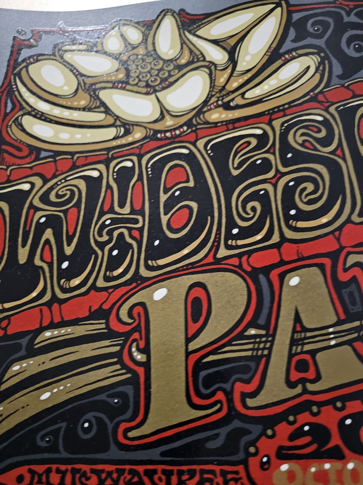 Widespread Panic Milwaukee 2010 The Riverside Theater Jeff Wood Poster S/N Print