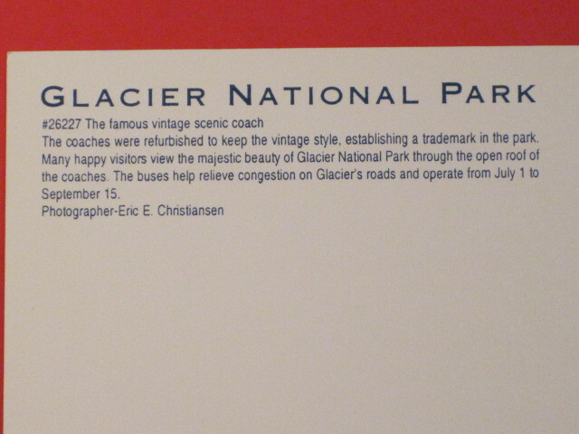 Postcard – Glacier National Park