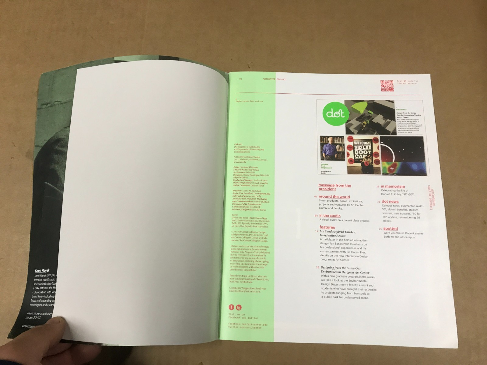DOT – Art Center College Of Design – Fall 2011