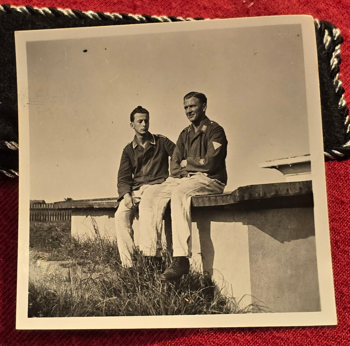LUFTWAFFE MASTER SGT TELEPHONE PATCH WW2 WWII German original wartime Photo