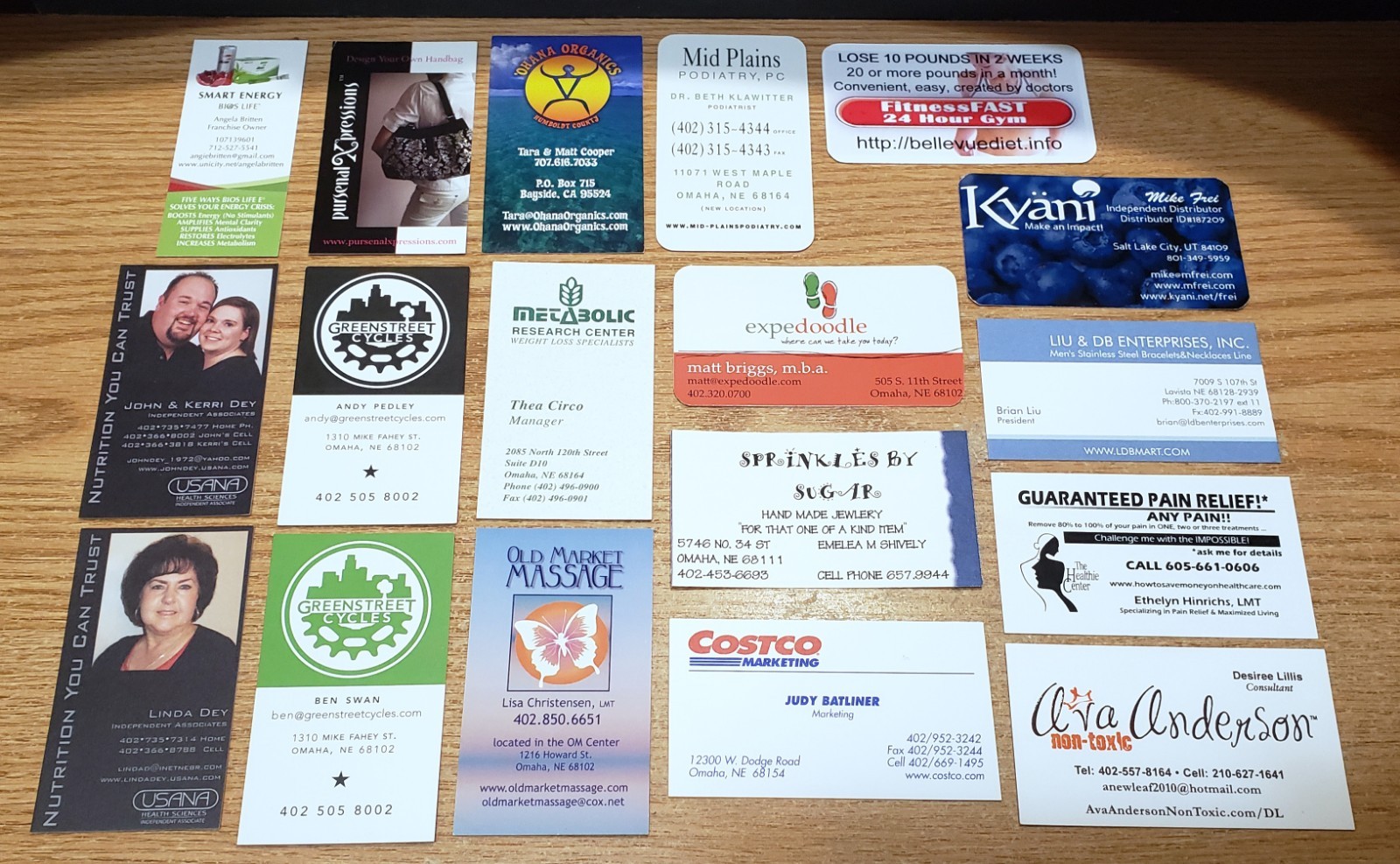 🔥 LOT of 100 MISC. Related BUSINESS CARDS for BUSINESS CARD COLLECTION L8